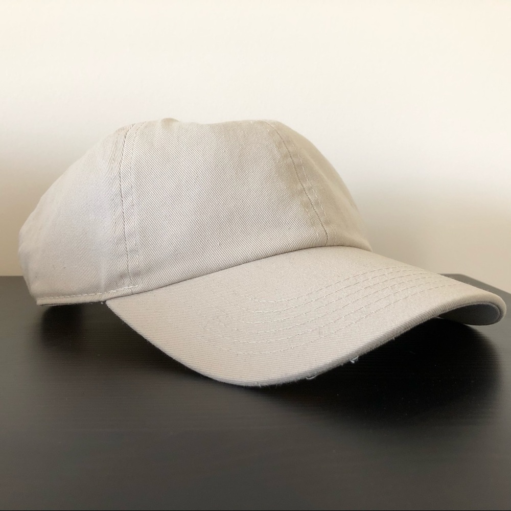 Woman’s Cream Adjustable Baseball Hat (OS)
